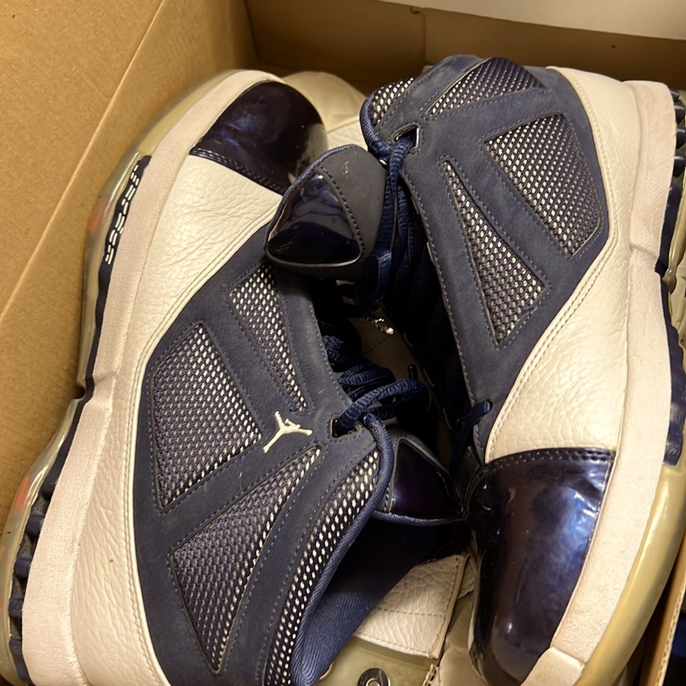 Air jordan 16 white/midnight blue
